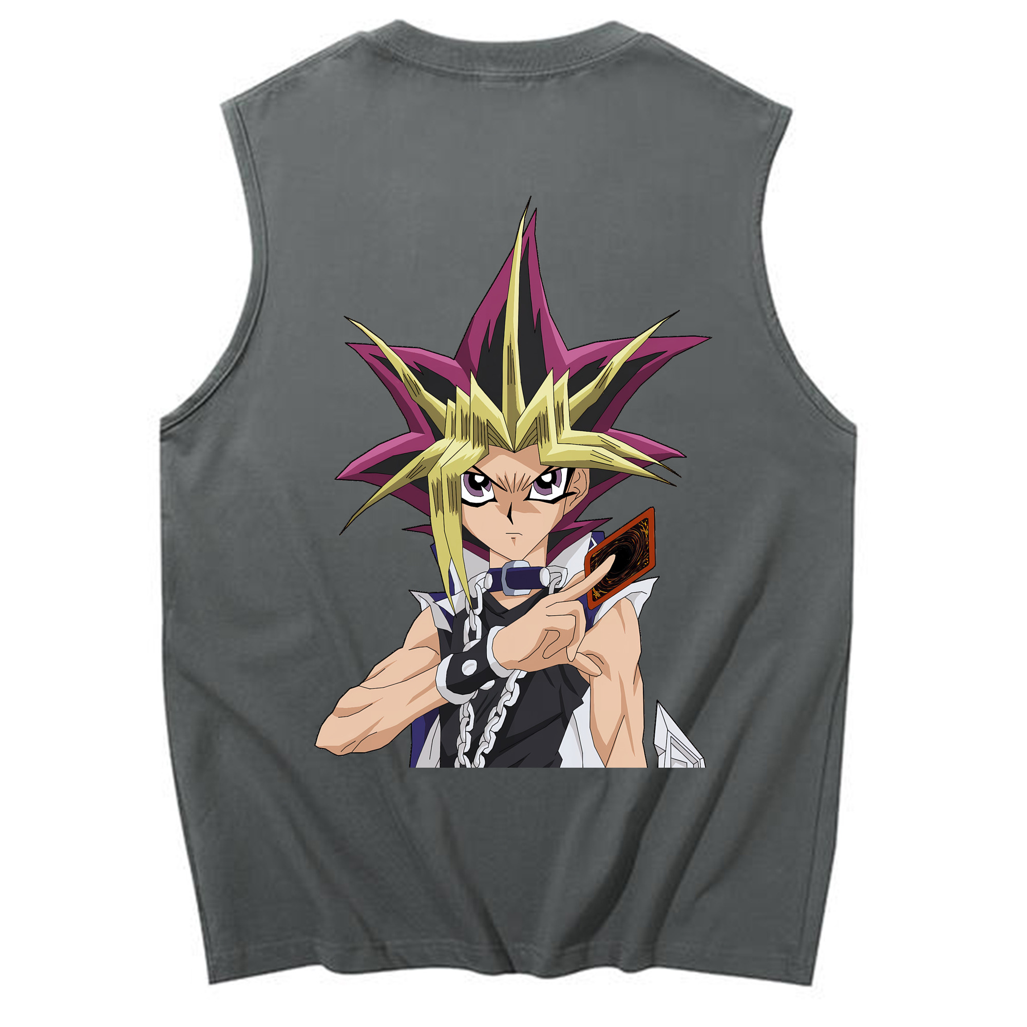 （画像用） 遊☆戯☆王 Yu-Gi-Oh! コットン100％タンクトップ（背面プリント）
